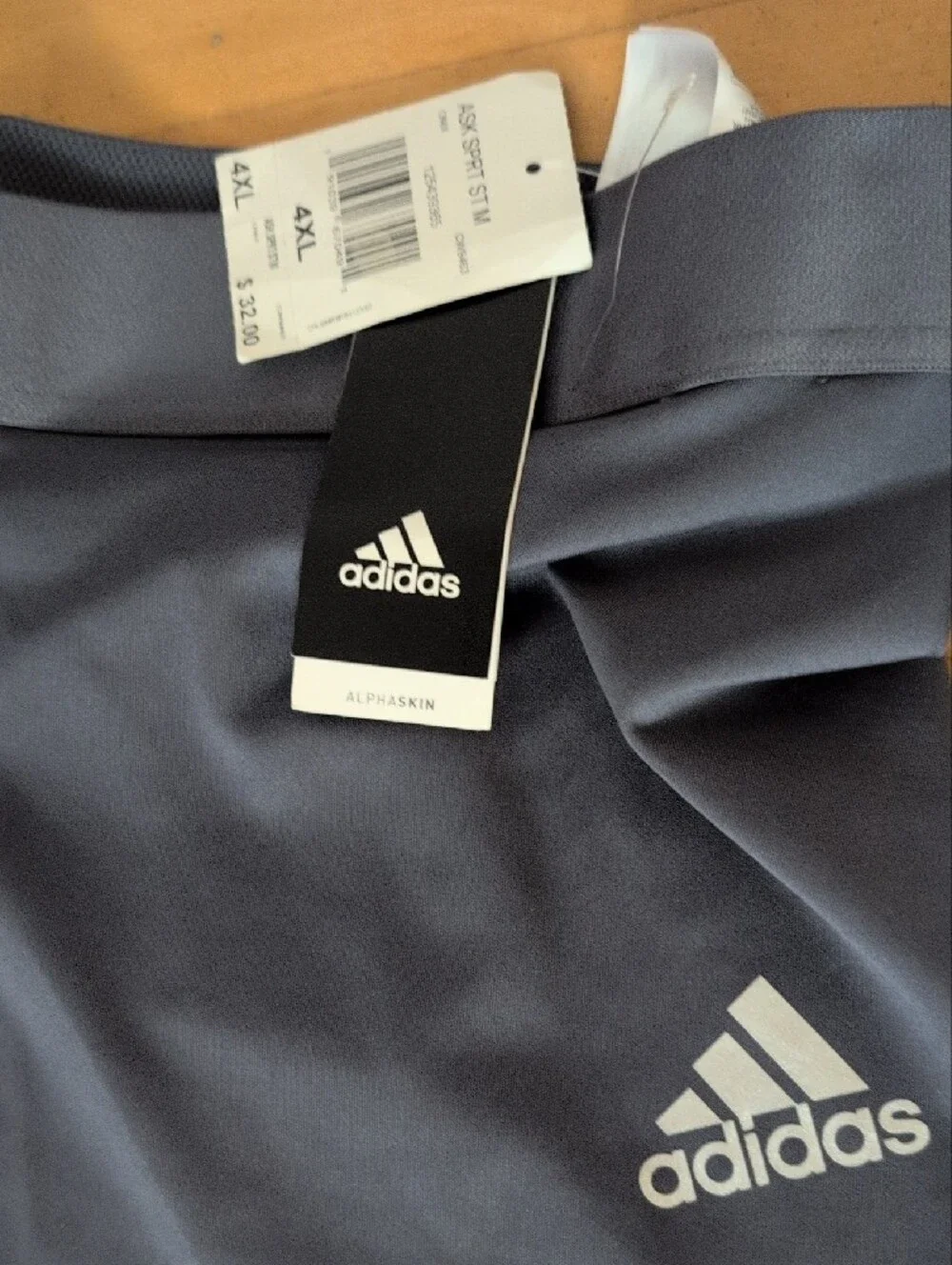 adidas Gray Men's Compression Training Shorts 4XL